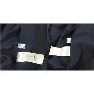 KUMIKYOKU 組曲 25SS シアーボイルフロントタック ワンピース ロング 半袖 ペチコート付 2 ネイビー /MY OS