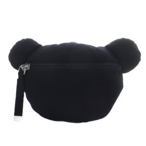 MM6 Maison Margiela ベアポーチ ナイロン ストラップ付き ブラック /YO19