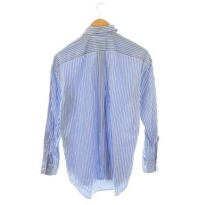 POLO RALPH LAUREN ストライプ 長袖 シャツ 2 青 白 /CX OS