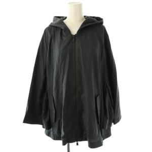 フレア ナイロンジャケット ジャンパー ジップアップ 紺 /CX OS