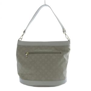 russet ランダムメッシュレザーワンショルダーバッグ ホワイト グレー /YO21