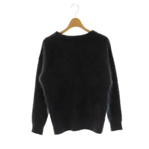 プルミエ フォックスファーニット セーター 38 ダークグレー /DF OS