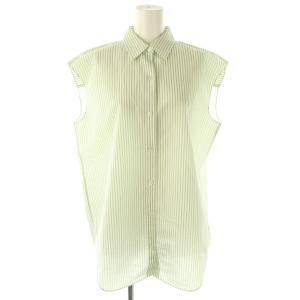 25SS New Double Stripe Boyfriend Shirt シャツ ノースリーブ S