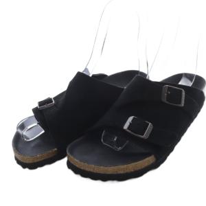 BIRKENSTOCK IENA別注 Zurich サンダル フラット スエード 24cm ブラック /YO19