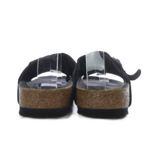 BIRKENSTOCK IENA別注 Zurich サンダル フラット スエード 24cm ブラック /YO19