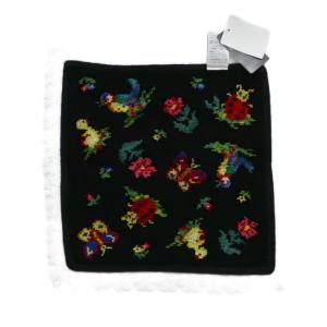 FEILER × 近沢レース店 タオルハンカチ ハイジ マルチカラー 黒 ブラック 白 ホワイト /SS OS