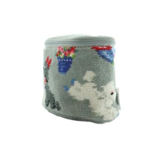 FEILER モンプティルル ガジェットポーチ 総柄 グレー /MI OS