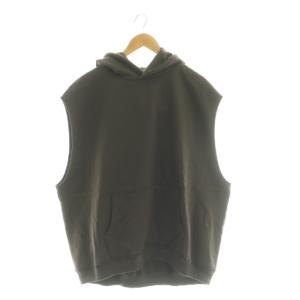 23SS NO-SLEEVE HUGE PARKA ノースリーブ パーカ プルオーバー 1 カーキ /CX