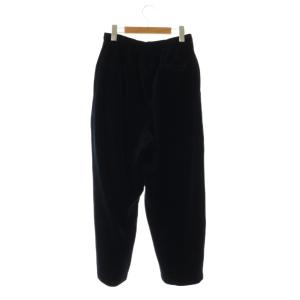 marka 24AW VELOUR TRACK PANTS ベロア パンツ ワイドパンツ イージー 2 ブラック /DF