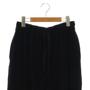 marka 24AW VELOUR TRACK PANTS ベロア パンツ ワイドパンツ イージー 2 ブラック /DF