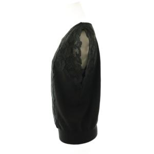 ANAYI 24AW レース レイヤードノースリーブトップス ブラウス 38 黒 ブラック /AT OS SH