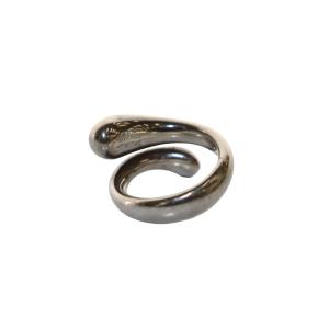 TIFFANY&Co. エルサ・ペレッティ エロンゲイテッド ティアドロップリング 指輪 9号 925 シルバー /AQ OS