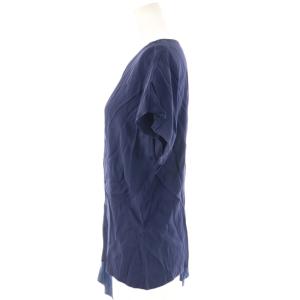 MM6 Maison Margiela S52NC0075 アシンメトリーブラウス カットソー 42 スモークブルー /ES OS SH