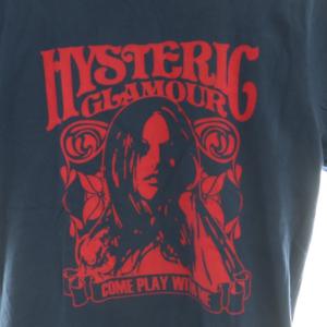 HYSTERIC GLAMOUR COME PLAY WITH ME Tシャツ カットソー M 紺 赤 /CX OS SH
