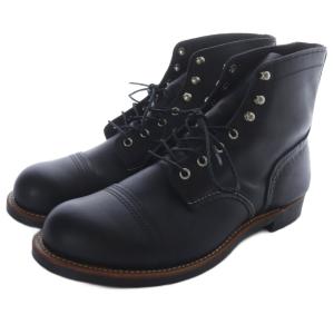 RED WING Iron Ranger ショートブーツ レザー 29cm ブラック 08084-0