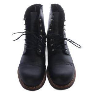 RED WING Iron Ranger ショートブーツ レザー 29cm ブラック 08084-0