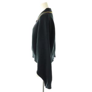 FRED PERRY × レイビームス Ray BEAMS 別注 カラー カーディガン ニット UK10 ネイビー /DF OS