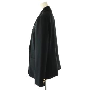 Nolley's sophi ウォッシャブルサージ シャークダブルジャケット テーラード 38 紺 ネイビー /AT OS