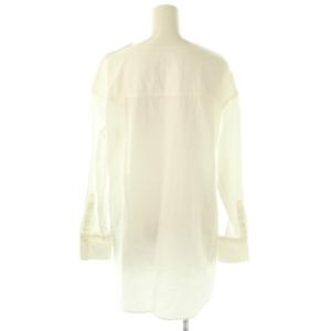 23区 マイスタンダード 長袖 プルオーバーシャツ クルーネック 38 白 ホワイト /AT OS