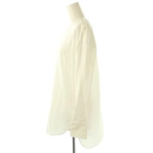 23区 マイスタンダード 長袖 プルオーバーシャツ クルーネック 38 白 ホワイト /AT OS