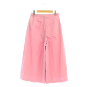 LANVIN タフタワイドパンツ カラー 38 ピンク /AT OS