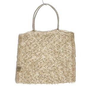 ANTEPRIMA スクエア ワイヤーバッグ ハンドバッグ ゴールド色 /SR15