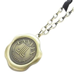 コレクション タグ付き シーリングスタンプ チェーンネックレス リボン F 金色 ゴールドカラー /UO