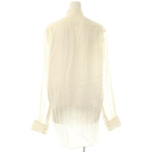 LOEWE レース装飾アシンメトリーシャツ ブラウス XS ホワイト /DF OS