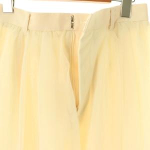 CLANE VOLUME LONG PANIER SKIRT スカート フレア ロング 2 ホワイト /HK OS