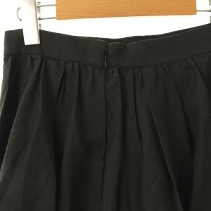 CLANE VOLUME MAXI SKIRT スカート ギャザー フレア ロング 1 ブラック /HK OS