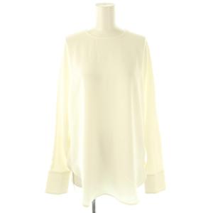 ESSEN エステルダブルクロスブラウス 長袖 38 白 ホワイト /AT OS