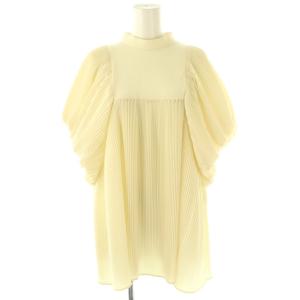 25SS VOLUME-SLEEVES PULLOVER ブラウス 半袖 プルオーバー 38 アイボリー