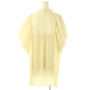 ENFOLD 25SS VOLUME-SLEEVES PULLOVER ブラウス 半袖 プルオーバー 38 アイボリー
