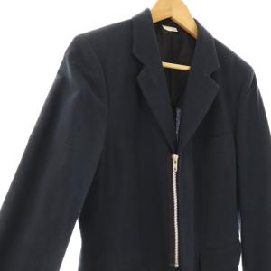 Comme des Garçons Homme Deux ジップアップ テーラードジャケット S 紺 AD2016 DS-J042