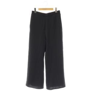 ウエストリブパンツ イージー ストレート 36 黒 /CX OS SH