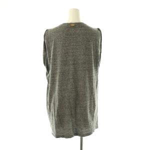 MUSE de Deuxieme Classe TWIST タンクトップトップス カットソー ノースリーブ グレー /DF OS SH