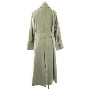 COCO DEAL ウール シルク混 ロングコート ダブル 1 グレー /ES OS