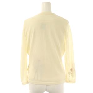 SYBILLA アンサンブルニット 花柄刺繍 ノースリーブカットソー Vネックカーディガン M L アイボリー マルチカラー