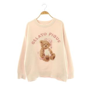 24AW GOOD NIGHT BEAR JQDプルオーバー ルームウェア ナイトウェア F ピンク /DF