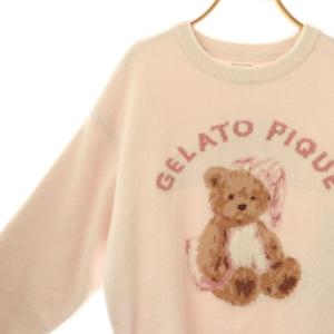 gelato pique 24AW GOOD NIGHT BEAR JQDプルオーバー ルームウェア ナイトウェア F ピンク /DF