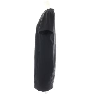 Martin Margiela 4 ショートスリーブコクーンワンピース ひざ丈 38 ブラック /DF OS