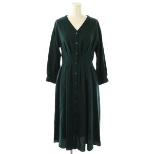 ビエラタックフレアワンピース 36 ダークグリーン /ES OS