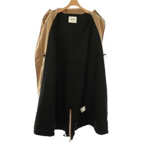 upper hights THE BEGINNERS ナイロンコート ロング ジップアップ 0 ベージュ ブラック /DO OS