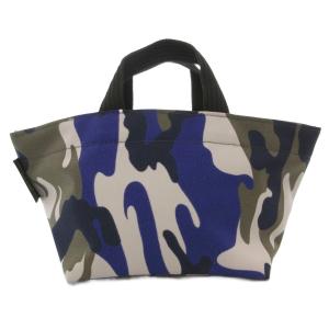 ナイロン舟型トートS  トートバッグ カモ柄 青 ブルー 901F /BS