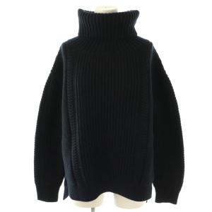 GENTLEWOMAN タートルネックニット セーター 長袖 紺 ネイビー /AT OS SH