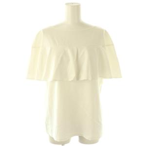 25SS ポンチフレアデザインプルオーバー カットソー 半袖 38 白 ホワイト /AT OS SH