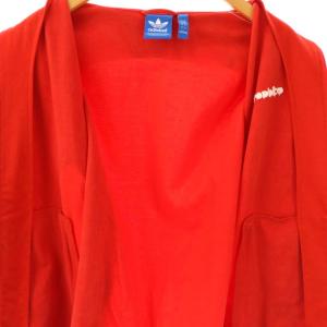 adidas Originals トラックジャケット ジップアップ L レッド /HK OS
