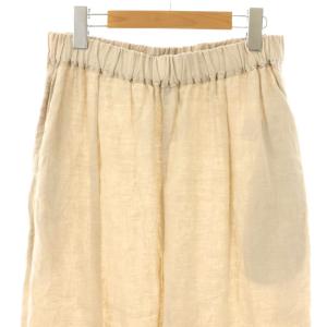 nest Robe 天然染め ルーズリーパンツ イージーパンツ リネン F ベージュ /DF OS