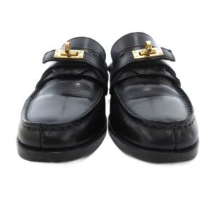 PIPPICHIC ローファー ターンロック レザー 23.5cm 黒 ブラック /JS