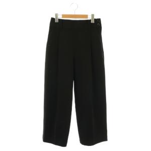SERGE TROUSERS パンツ ストレート スラックス 2 黒 ブラック /AT OS